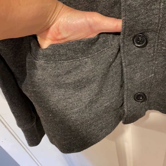 Gap Gray Marl Old Man Cardigan - Picture 4 of 10